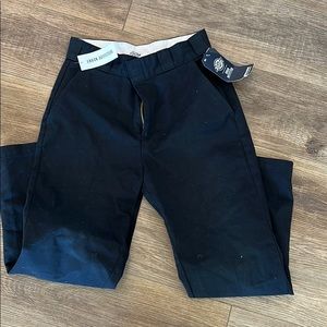 NWT! Black Womens DICKIES Pants size 4. Fits well!